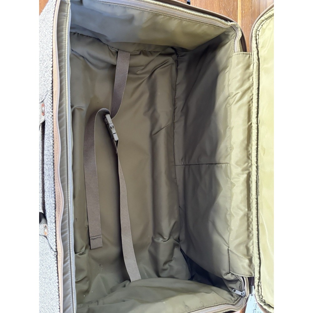 Vintage Hartmann Tweed Leather⭐️24x15 Wheeled Rolling Upright Suitcase Luggage⭐️ - Picture 10 of 14
